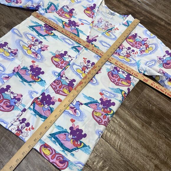Disney Barco Uniforms Mickey Minnie Mouse Scrub Top Medium Jacket Nurse NEW - Picture 16 of 16